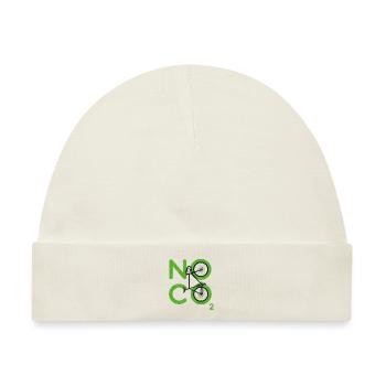 Kein CO2 - Baby Premium Organic Mütze - Naturweiß - Vorne