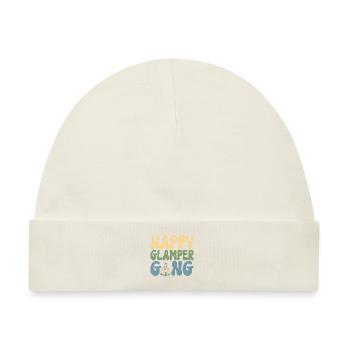 Glamping Glamper - Baby Premium Organic Mütze - Naturweiß - Vorne
