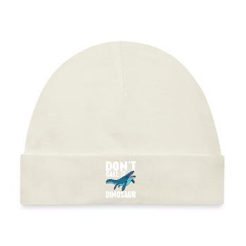 Mosasaurus Dinosaurier - Baby Premium Organic Mütze - Naturweiß - Vorne