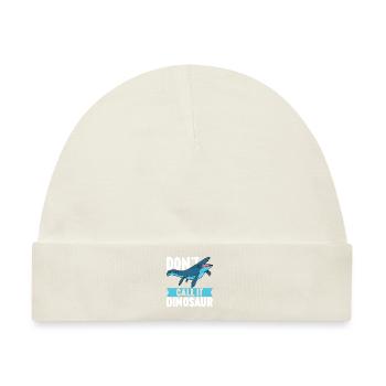 Mosasaurus Dinosaurier - Baby Premium Organic Mütze - Naturweiß - Vorne