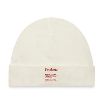 Postbote Definition - Baby Premium Organic Mütze - Naturweiß - Vorne