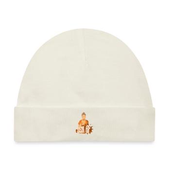 Buddha Buddhist Zen Zen Buddha - Baby Premium Organic Mütze - Naturweiß - Vorne