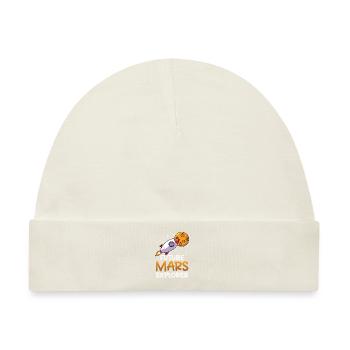 Zukünftiger Mars Erforscher Planet Astronaut - Baby Premium Organic Mütze - Naturweiß - Vorne