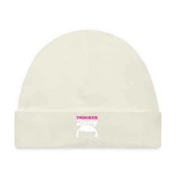 Trucker Lady Treiber - Baby Premium Organic Mütze - Naturweiß - Vorne