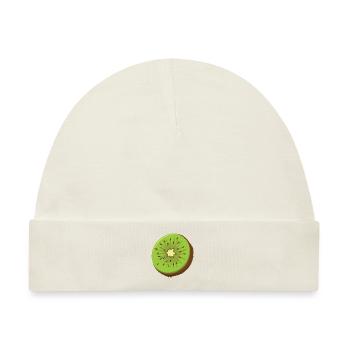 Liebe Kiwi Liebhaber Fruit Surf Hallo Sommer - Baby Premium Organic Mütze - Naturweiß - Vorne