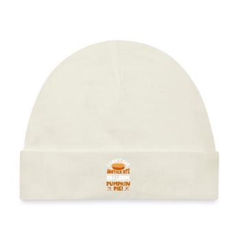 Ich kann nicht noch einen Bissen Kürbiskuchen esse - Baby Premium Organic Mütze - Naturweiß - Vorne