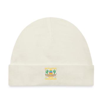 Nacho Durchschnittlicher Technischer Support - Baby Premium Organic Mütze - Naturweiß - Vorne