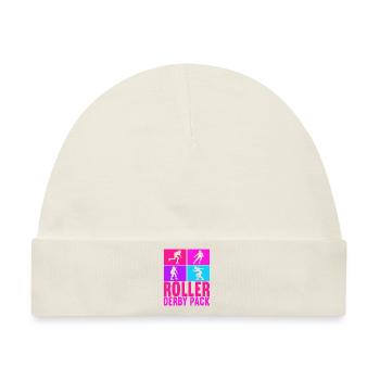 Roller Derby - Baby Premium Organic Mütze - Naturweiß - Vorne