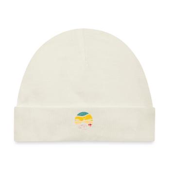 Amerikanischer Elchjäger Retro Vintage Sun Bow - Baby Premium Organic Mütze - Naturweiß - Vorne