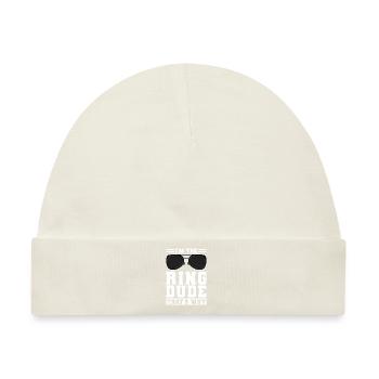 Ring Bär Ring Ring Sicherheit Ring Geck Geschenk - Baby Premium Organic Mütze - Naturweiß - Vorne