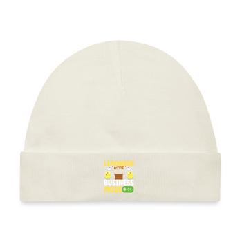 Limonade Limonadenstand - Baby Premium Organic Mütze - Naturweiß - Vorne