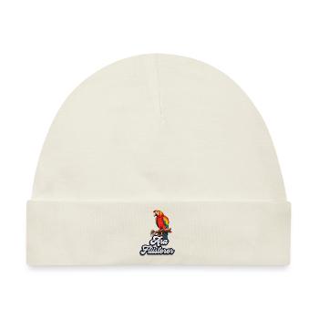 Ara Flüsterer Macaw Whisperer Papageien Fan - Baby Premium Organic Mütze - Naturweiß - Vorne