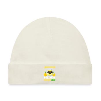 Limonade Limonadenstand - Baby Premium Organic Mütze - Naturweiß - Vorne