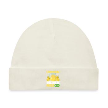 Limonade Limonadenstand - Baby Premium Organic Mütze - Naturweiß - Vorne