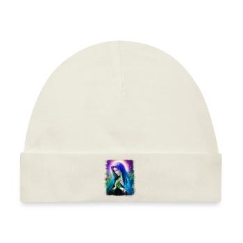 Heilige Maria Maria Madonna Mariana Jungfrau Maria Heilige - Baby Premium Organic Mütze - Naturweiß - Vorne