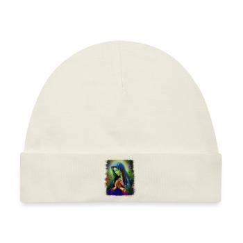 Heilige Maria Maria Madonna Mariana Jungfrau Maria Heilige - Baby Premium Organic Mütze - Naturweiß - Vorne
