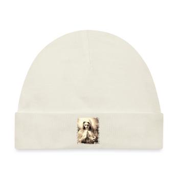 Heilige Maria Maria Madonna Mariana Jungfrau Maria Heilige - Baby Premium Organic Mütze - Naturweiß - Vorne