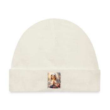 Heilige Maria Maria Madonna Mariana Jungfrau Maria Heilige - Baby Premium Organic Mütze - Naturweiß - Vorne