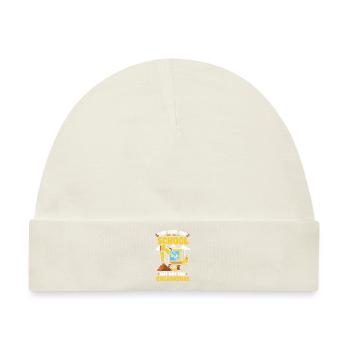 Bagger für Kleinkinder - Baby Premium Organic Mütze - Naturweiß - Vorne