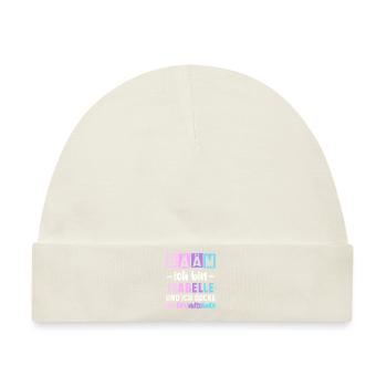 Name Isabelle Geschenk Grundschule - Baby Premium Organic Mütze - Naturweiß - Vorne