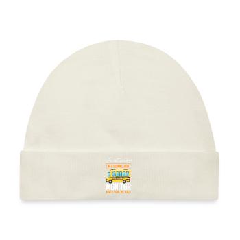 Thats How We Talk - Funny School Bus Children - Baby Premium Organic Mütze - Naturweiß - Vorne