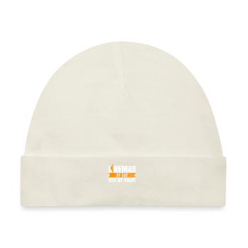 Elektrisches Kabel Lineman Design Für Lineworker - Baby Premium Organic Mütze - Naturweiß - Vorne