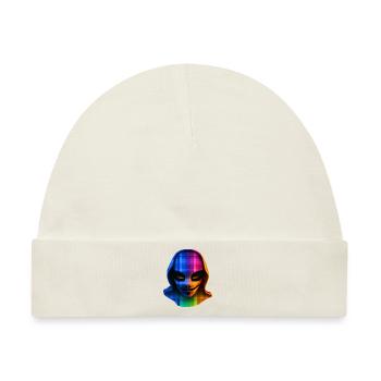 Digital Pride: Anonymous LGBTQAI+ - Baby Premium Organic Mütze - Naturweiß - Vorne