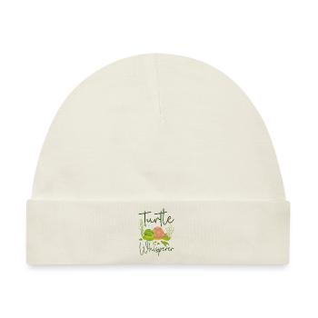Sea Turtle Tortoise Turtle - Baby Premium Organic Mütze - Naturweiß - Vorne