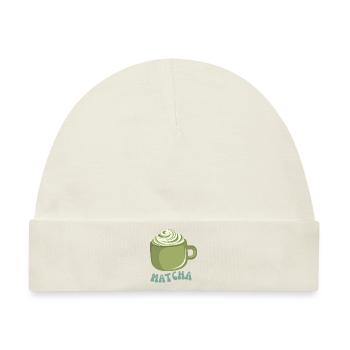 Matcha - Baby Premium Organic Mütze - Naturweiß - Vorne