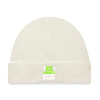 Xc-laufdesign Für Einen Cc-läufer - Baby Premium Organic Mütze - Naturweiß - Vorne