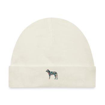 Kangal-schäferhund-hundehunderasse Mit - Baby Premium Organic Mütze - Naturweiß - Vorne