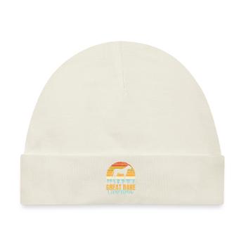 Great Dane Gifts - Baby Premium Organic Mütze - Naturweiß - Vorne