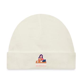 Multitasking-Design zum Muttertag - Baby Premium Organic Mütze - Naturweiß - Vorne