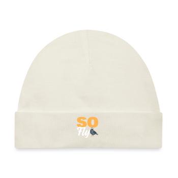 So Fly Ornithologe - Baby Premium Organic Mütze - Naturweiß - Vorne