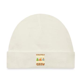 Weihnachtsplätzchenbacken Crew Traditioneller - Baby Premium Organic Mütze - Naturweiß - Vorne