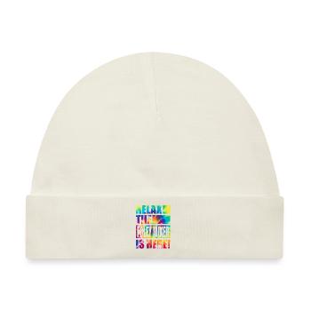 Foley Mixer Lustiger Spruch - Baby Premium Organic Mütze - Naturweiß - Vorne