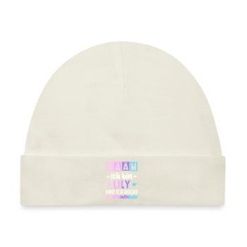 Name Lily Geschenk Grundschule - Baby Premium Organic Mütze - Naturweiß - Vorne