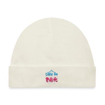 Thrift Shopping Take Me To The Thrift Second Hand - Baby Premium Organic Mütze - Naturweiß - Vorne