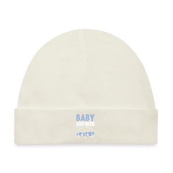 Baby Shower - Baby Premium Organic Mütze - Naturweiß - Vorne