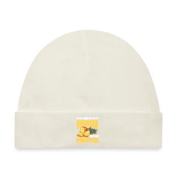 Not A Swinger, Just Like Pineapples - Baby Premium Organic Mütze - Naturweiß - Vorne