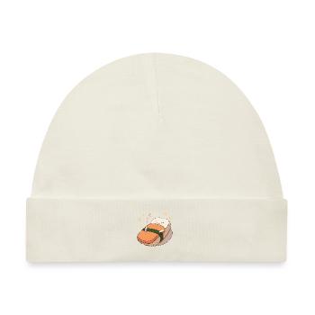 Japanisches Essen Ich liebe Sushi-Liebhaber Nigiri - Baby Premium Organic Mütze - Naturweiß - Vorne
