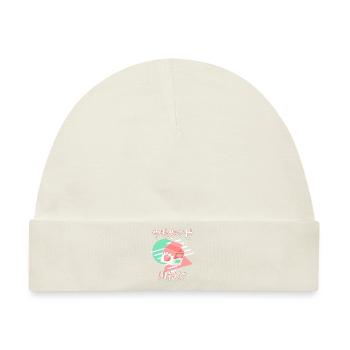 Japanese Peach Drink 80s Vaporwave - Baby Premium Organic Mütze - Naturweiß - Vorne