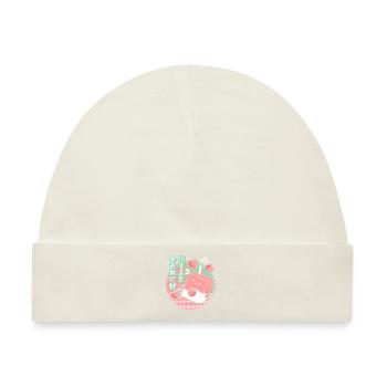 Kawaii Peach Drink 80s 90s Vaporwave Anime - Baby Premium Organic Mütze - Naturweiß - Vorne