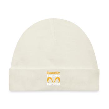 Akrobatische Fähigkeiten Turner - Baby Premium Organic Mütze - Naturweiß - Vorne