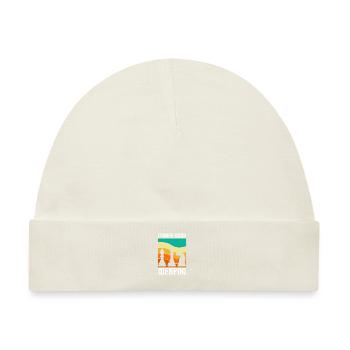 Schach Schachbrett Schachmatt Schachspieler - Baby Premium Organic Mütze - Naturweiß - Vorne