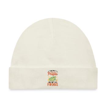Frosch Geschenk Laubfrosch - Baby Premium Organic Mütze - Naturweiß - Vorne