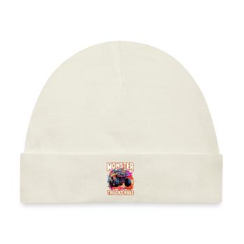 Truck Retro Race Big Vintage Kindergarten Zurück - Baby Premium Organic Mütze - Naturweiß - Vorne