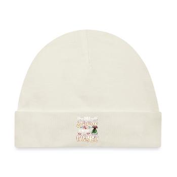 Mein Dirndl is in da Wäsch Bayerisches Dirndl Shir - Baby Premium Organic Mütze - Naturweiß - Vorne