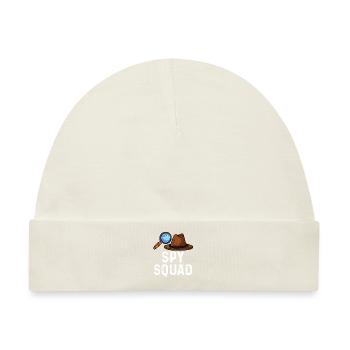 spy squad Design für einen Fan von Spionage - Baby Premium Organic Mütze - Naturweiß - Vorne