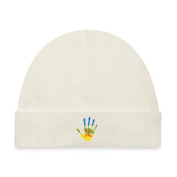 AMAZIGH BERBER KABYLE Z AMAZIGH - Baby Premium Organic Mütze - Naturweiß - Vorne